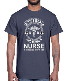 There are two kinds of People1538#- nurse- Cotton Tee