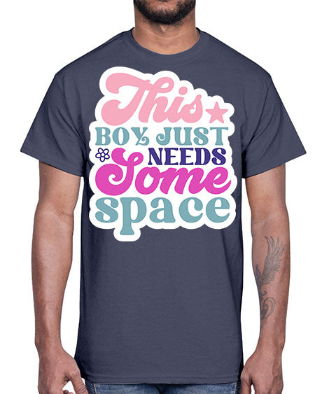 This boy just needs some space 6#- space- Cotton Tee