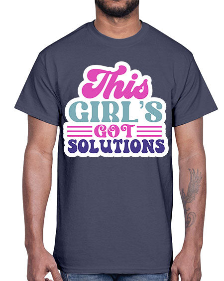 This girls got solutions 16#- general science- Cotton Tee