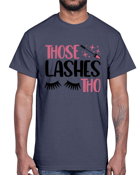Those Lashes Tho Style 11#-makeup Cotton Tee