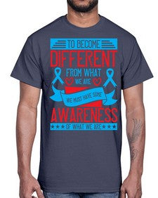 To become different from what we are we must have some awareness of what we are Style 11#- Self awareness- Cotton Tee