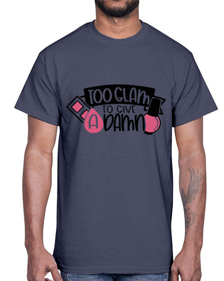 Too Glam To Give A Damn Style 10#-makeup Cotton Tee