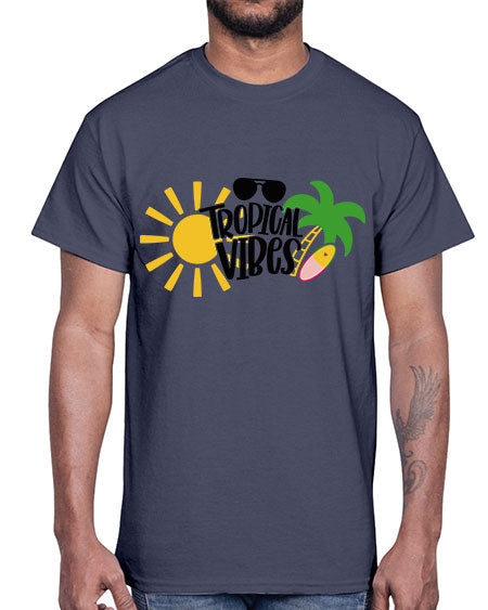 Tropical Vibes Style 9#- summer- Cotton Tee