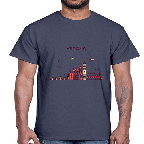 Verona 2071#- cities- Cotton Tee