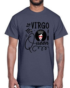 Virgo queen 541#- virgo- Cotton Tee