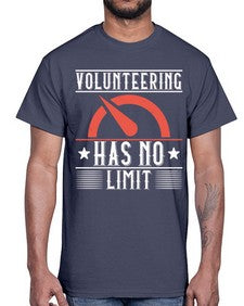 Volunteering Has No Limit Style 17#- volunteer- Cotton Tee
