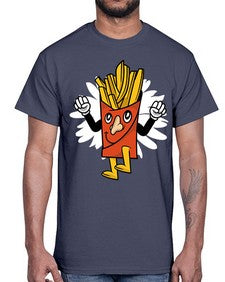 Weekend is near 265#- cartoon general- Cotton Tee