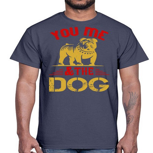 You Me The Dog Style 140#- dogs- Cotton Tee
