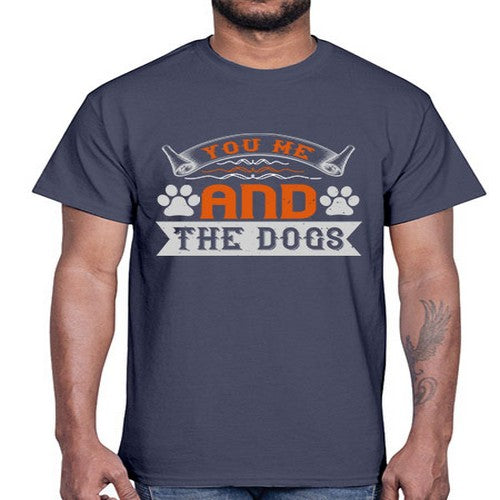 You Me and the Dogs Style 138#- dogs- Cotton Tee