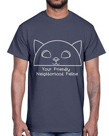 Your Friendly Neighborhood- cats- Cotton Tee