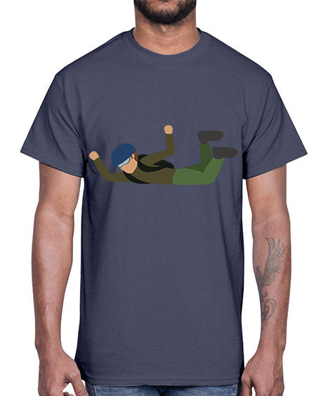 all in one 04#- parachute- Cotton Tee