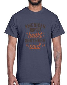 american heart southern soul 231#- western- Cotton Tee