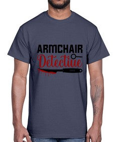 armchair detectiue 237#- true crime- Cotton Tee