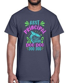 asst principal shark doo doo 4#- principal- Cotton Tee
