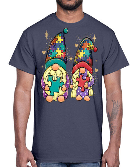 autism gnomes- autism- Cotton Tee