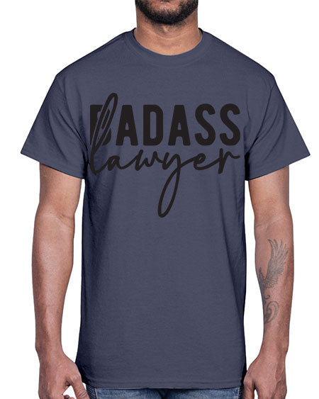 badass lawyer 585#- lawyer- Cotton Tee