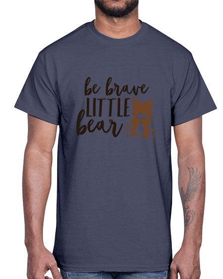 be brave little bear png 29#- bears - animals- Cotton Tee