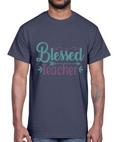 blessed teacher 631#- teacher- Cotton Tee