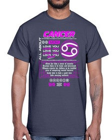cancer 176#- cancer- Cotton Tee