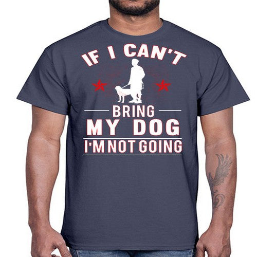 cant bring dog 69#- dogs- Cotton Tee