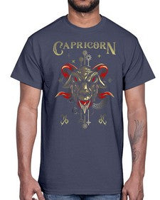 capricorn 15#- capricorn- Cotton Tee