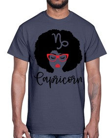 capricorn 199#- capricorn- Cotton Tee