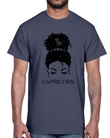 capricorn 204#- capricorn- Cotton Tee