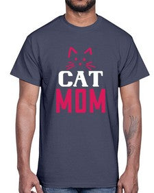 cat mom Style 34#- cats- Cotton Tee