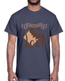chocolate love 96#- chocolate- Cotton Tee
