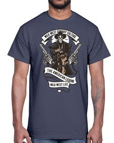 cowboy 351#- western- Cotton Tee