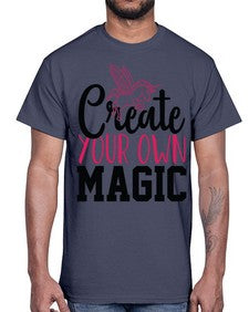 create your own magic 87#- unicorn- Cotton Tee
