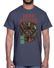 dark visions 367#- art pop art- Cotton Tee