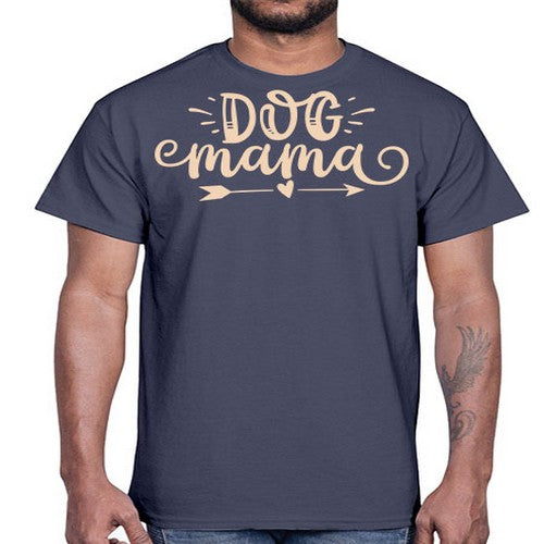 dog mama 83#- dogs- Cotton Tee