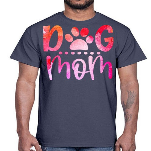 dog mom 86#- dogs- Cotton Tee