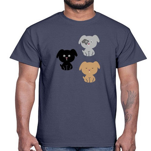 dogs 137#- dogs- Cotton Tee