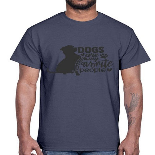 dogsaremyfavoritepeople 140#- dogs- Cotton Tee