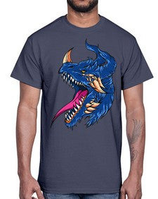 dragon 173#- dragon- Cotton Tee