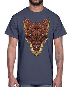 dragon 176#- dragon- Cotton Tee