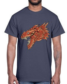 dragon 184#- dragon- Cotton Tee