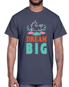 dream big 102#- unicorn- Cotton Tee