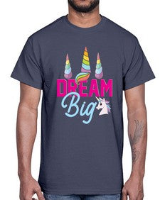 dream big 103#- unicorn- Cotton Tee
