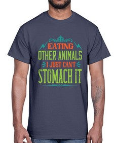 eating other animals 161#- vegan- Cotton Tee