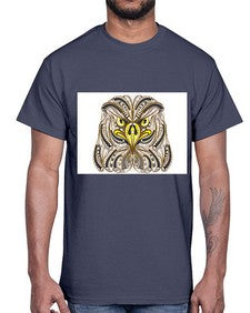 ethnic eagle 421#- mandala- Cotton Tee