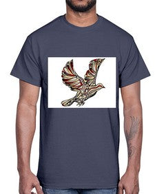 ethnic pigeon 437#- mandala- Cotton Tee