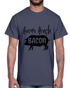 farm fresh bacon 961#- bacon- Cotton Tee