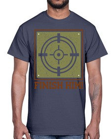 finish him 82#- video games- Cotton Tee