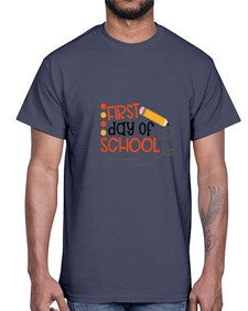 first day of school 113#- first grade- Cotton Tee