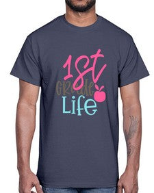 first grade design 121#- first grade- Cotton Tee