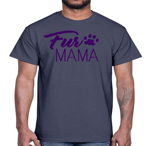fur mama- dogs- Cotton Tee