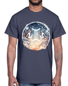 gemini 247#- gemini- Cotton Tee